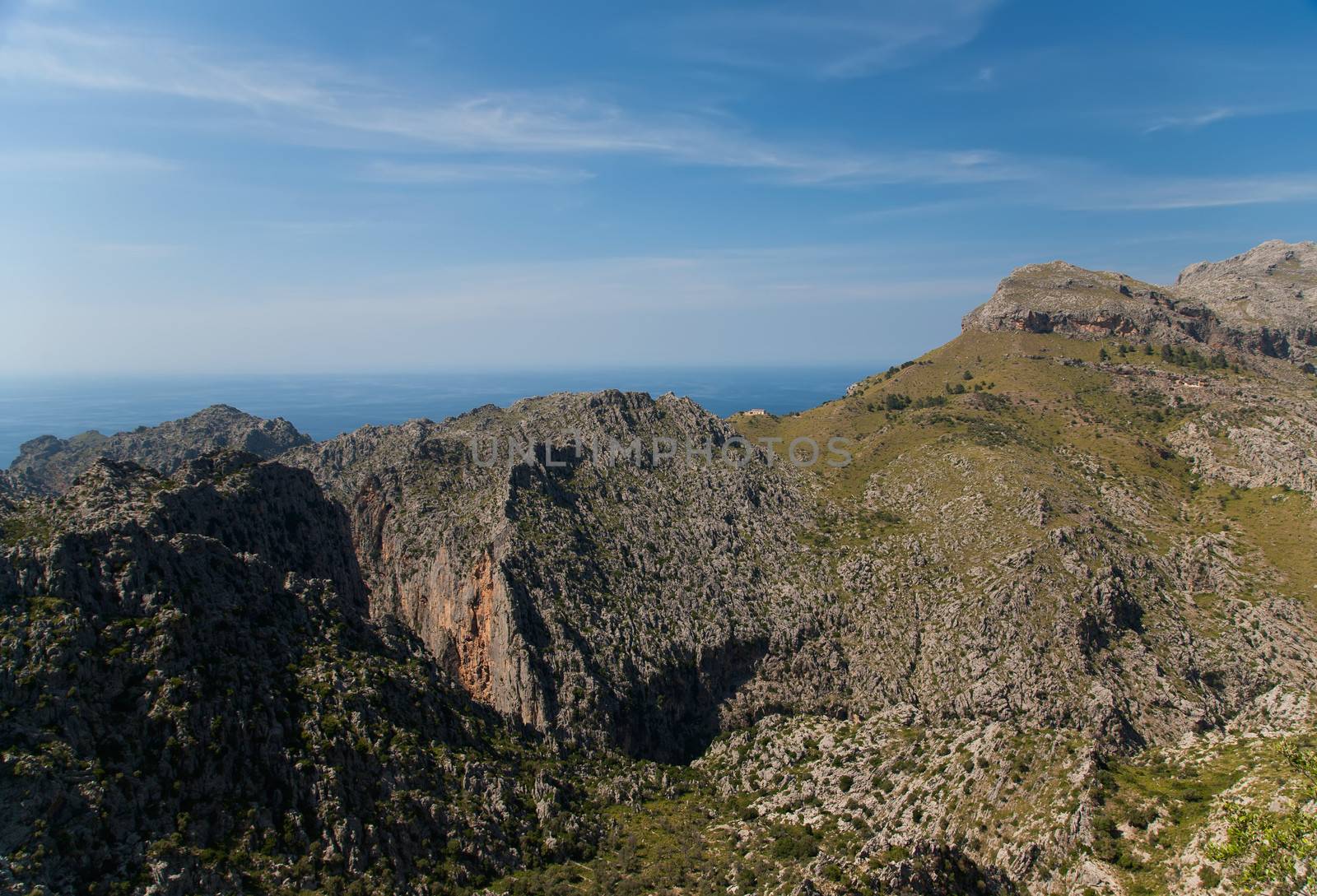 Mallorca island Spain Mediterranean view