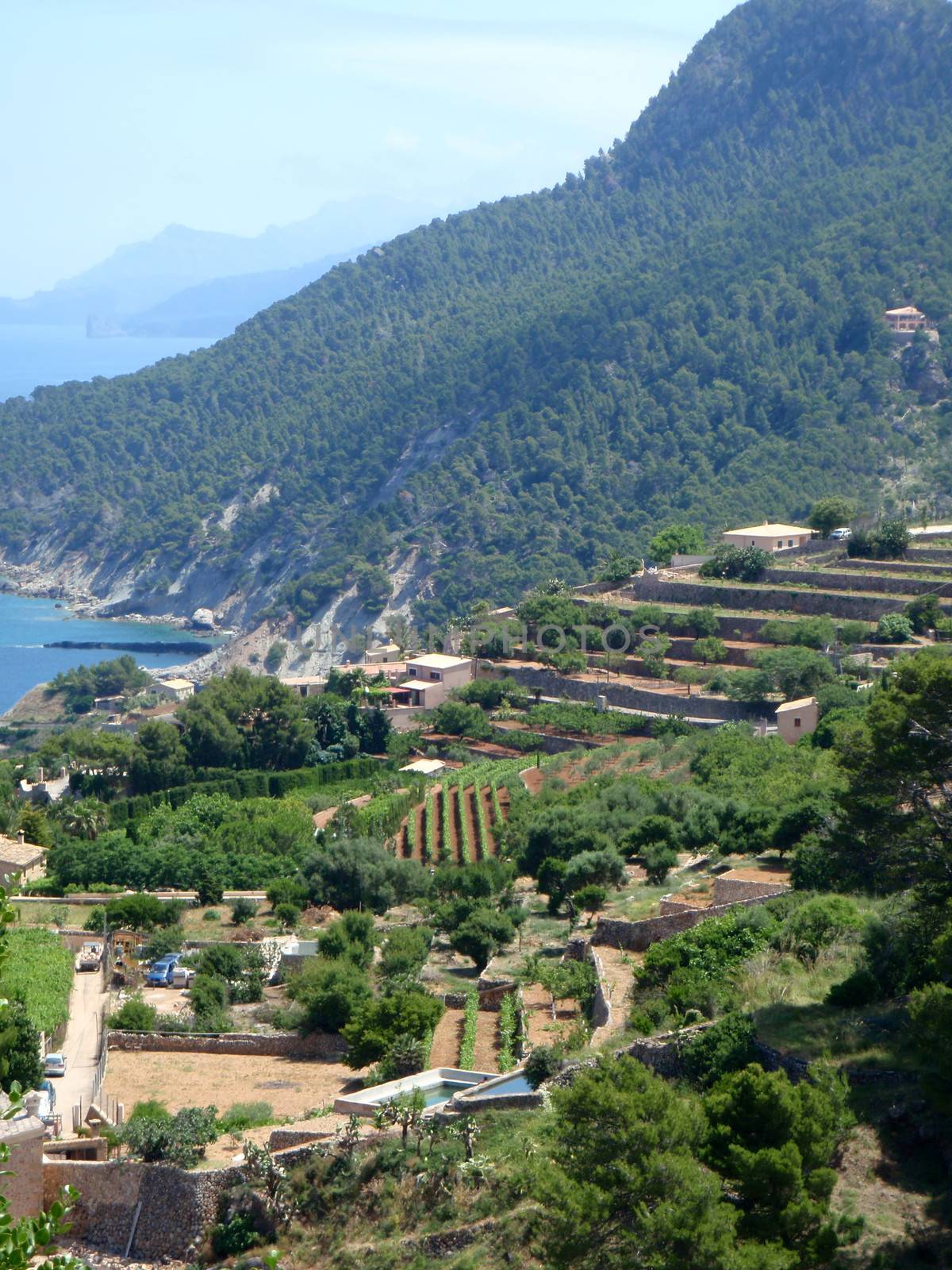 Mallorca island Spain Mediterranean view