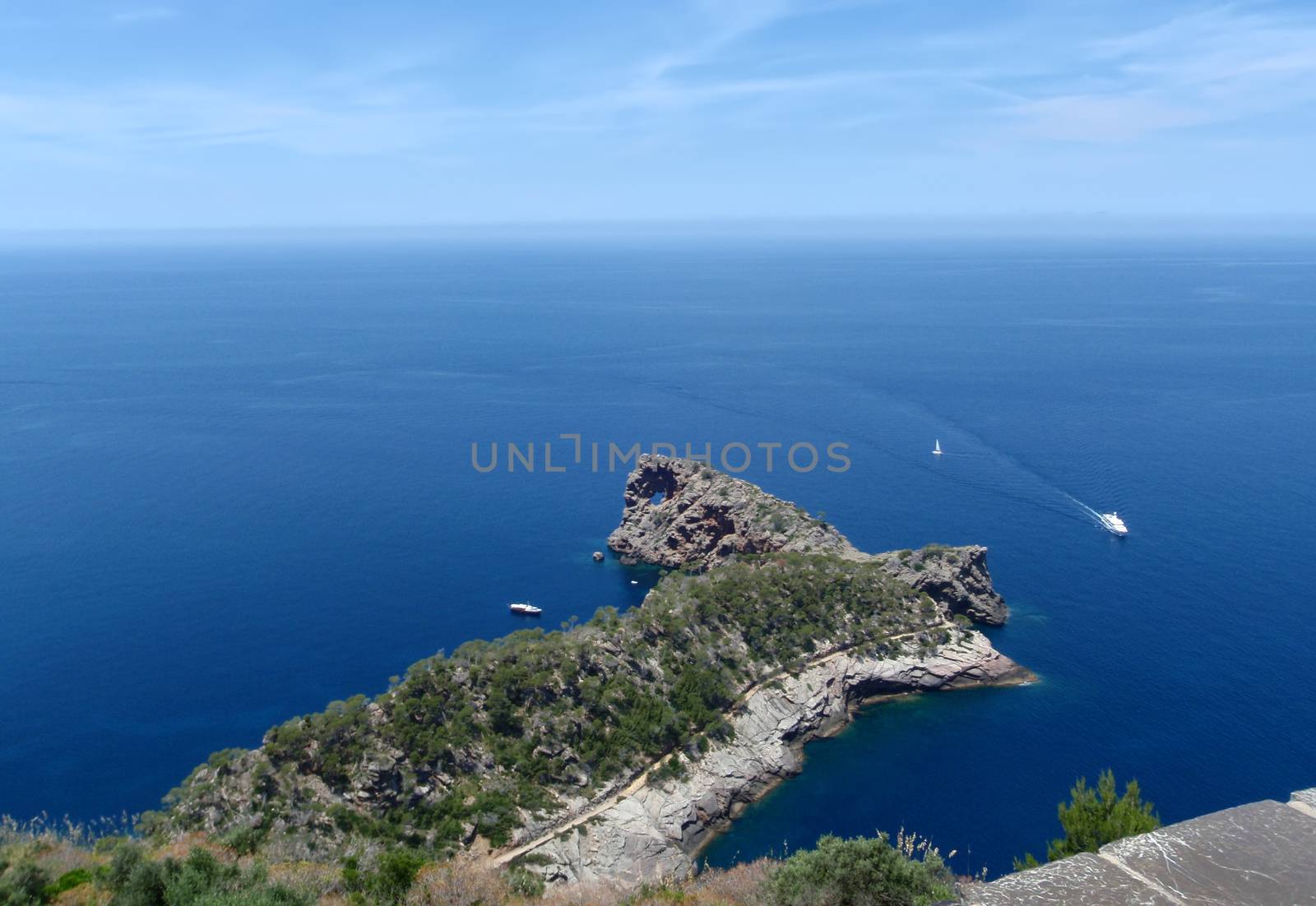 Mallorca island Spain Mediterranean view