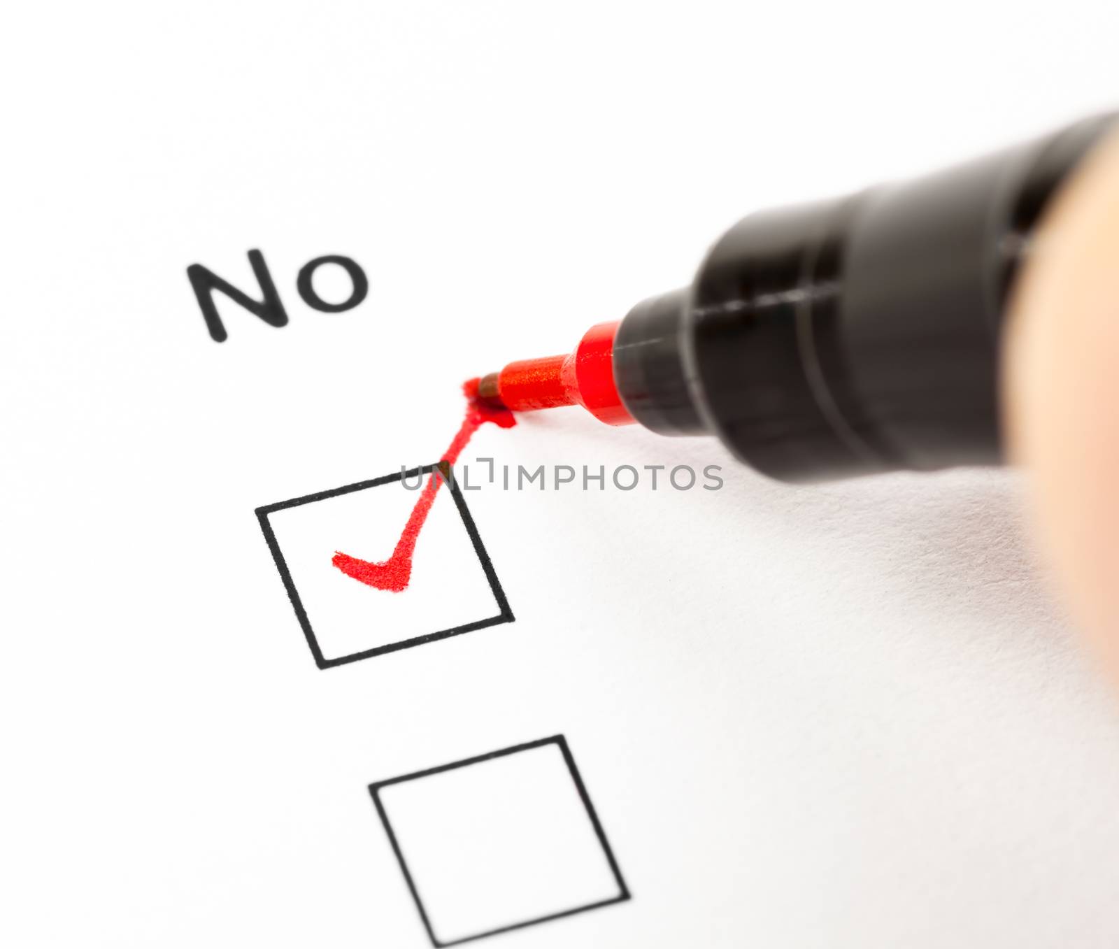 Negative answer in a checklist by naumoid