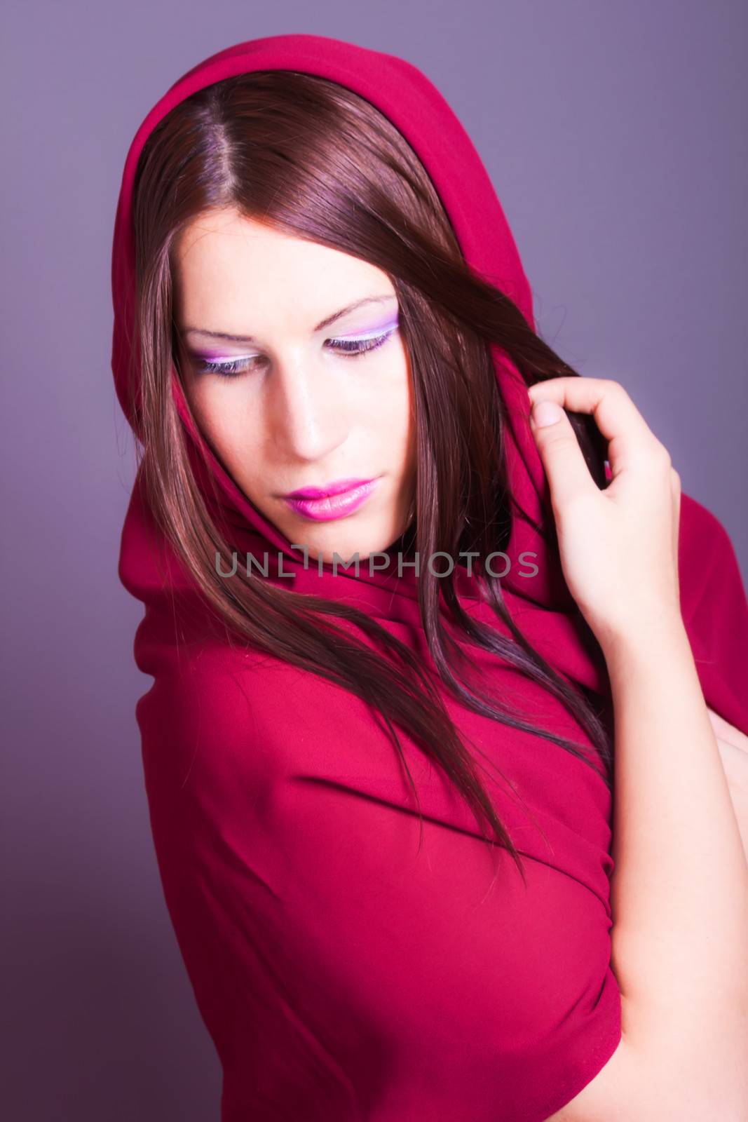 portrait of beautiful arabic woman