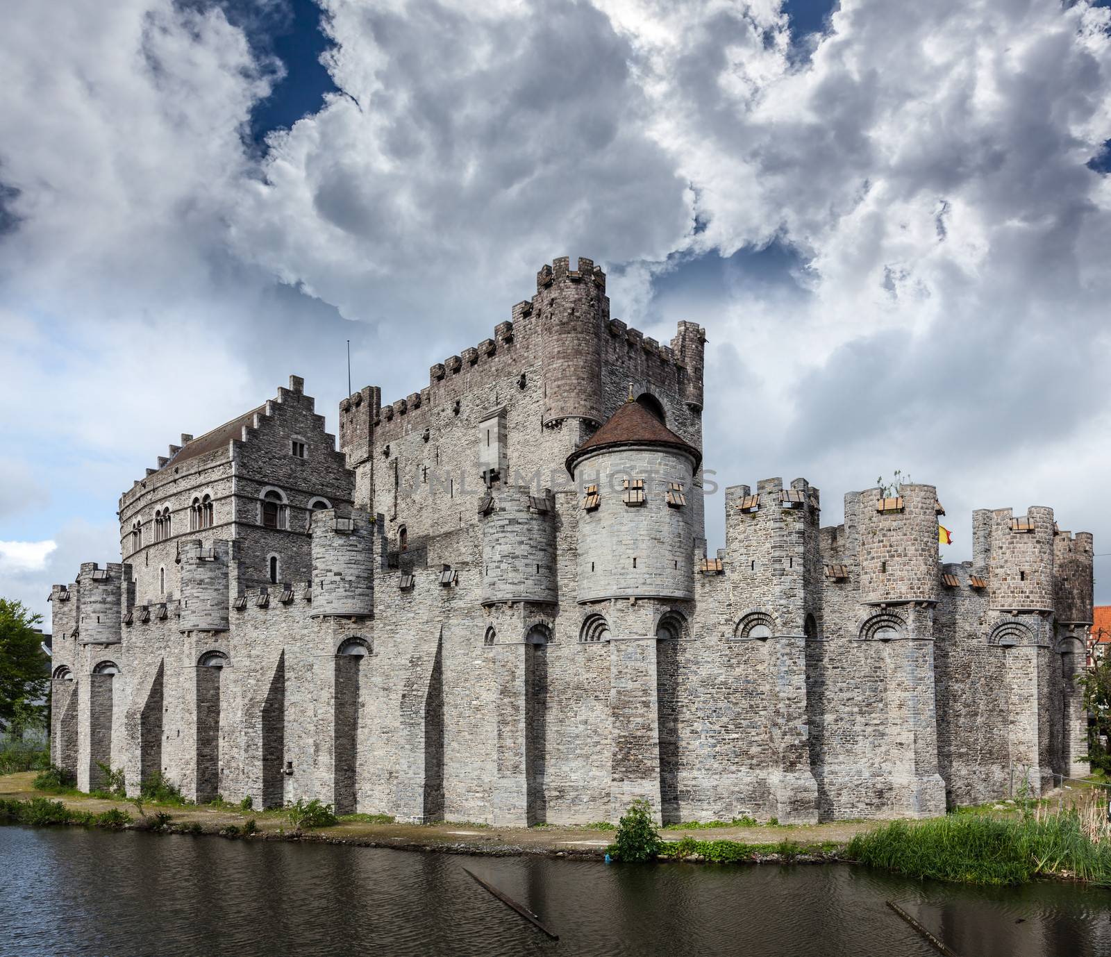 Gravensteen Castle in Ghent, Belgium