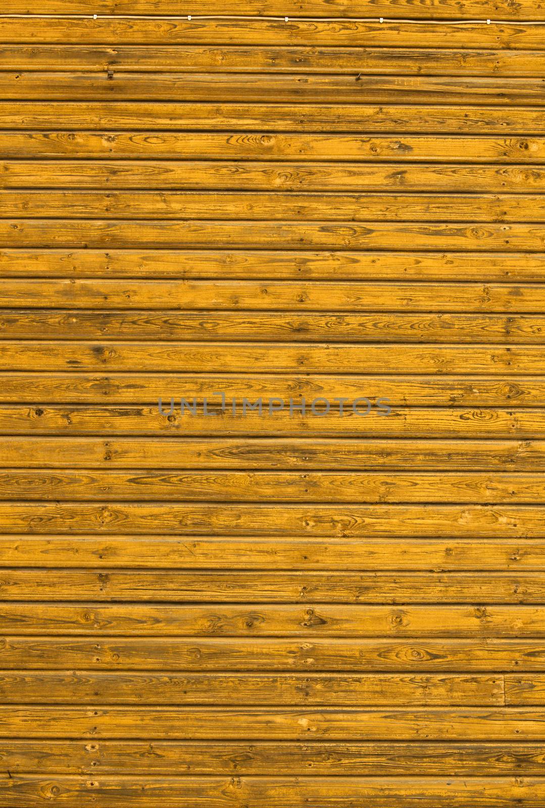 Background picture made of old yellow wood boards