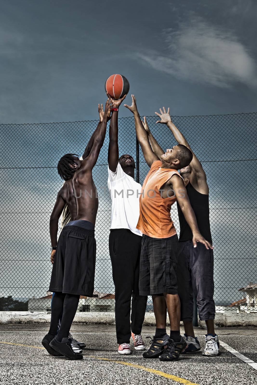 Street basketball team by Iko