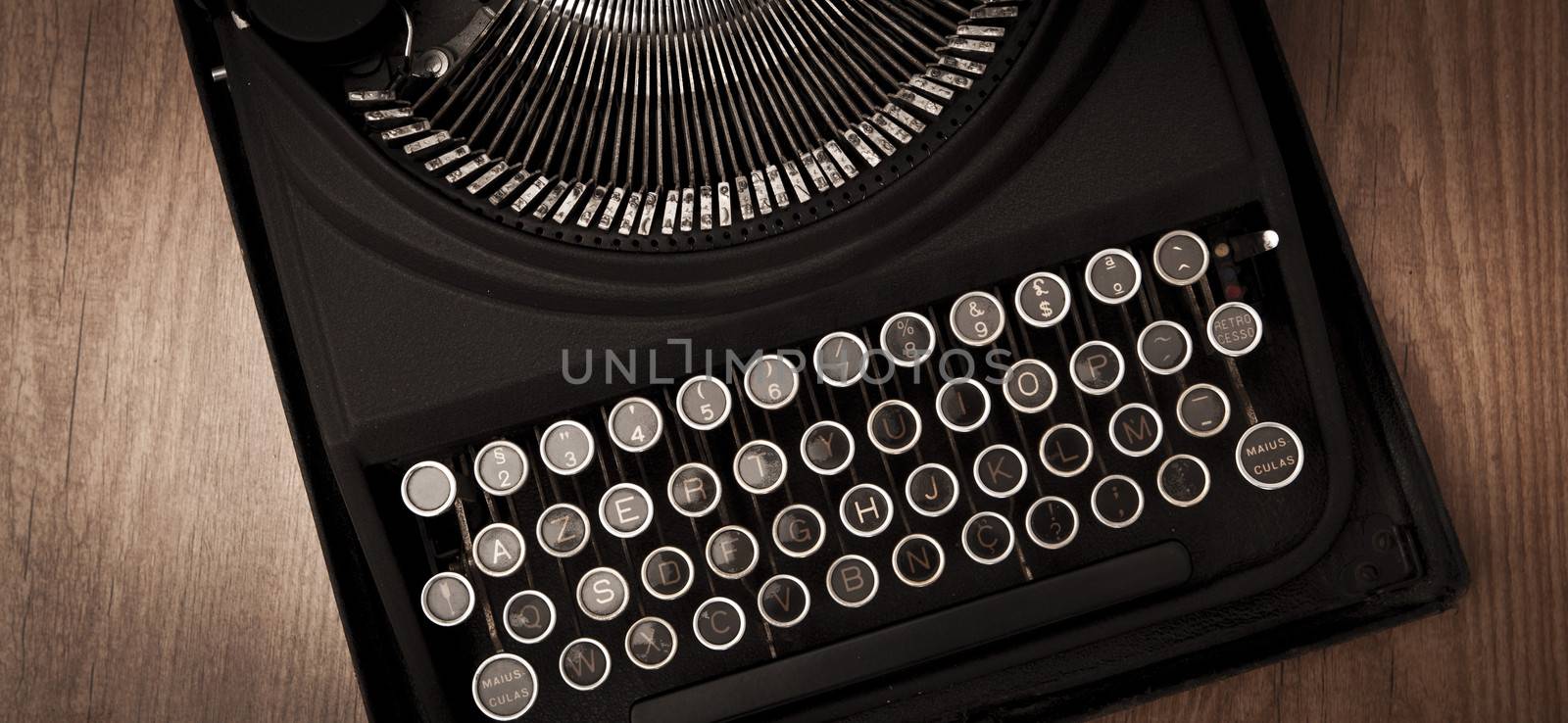 Vintage typewriter by Iko