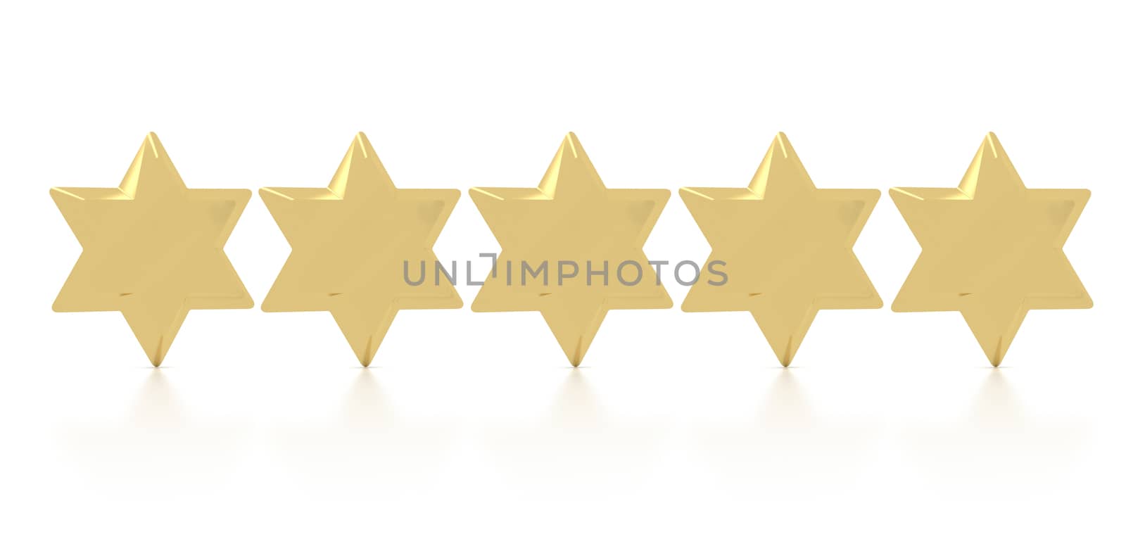 five gold stars by hyrons