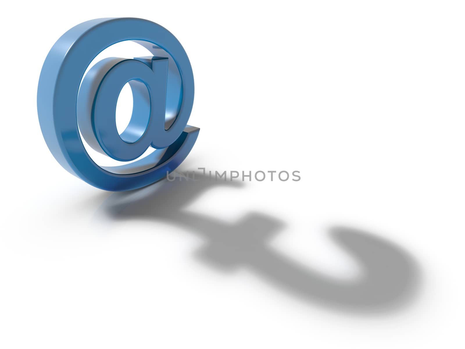 concept for E-Commerce of a email address symbol and a british pound symbol combined