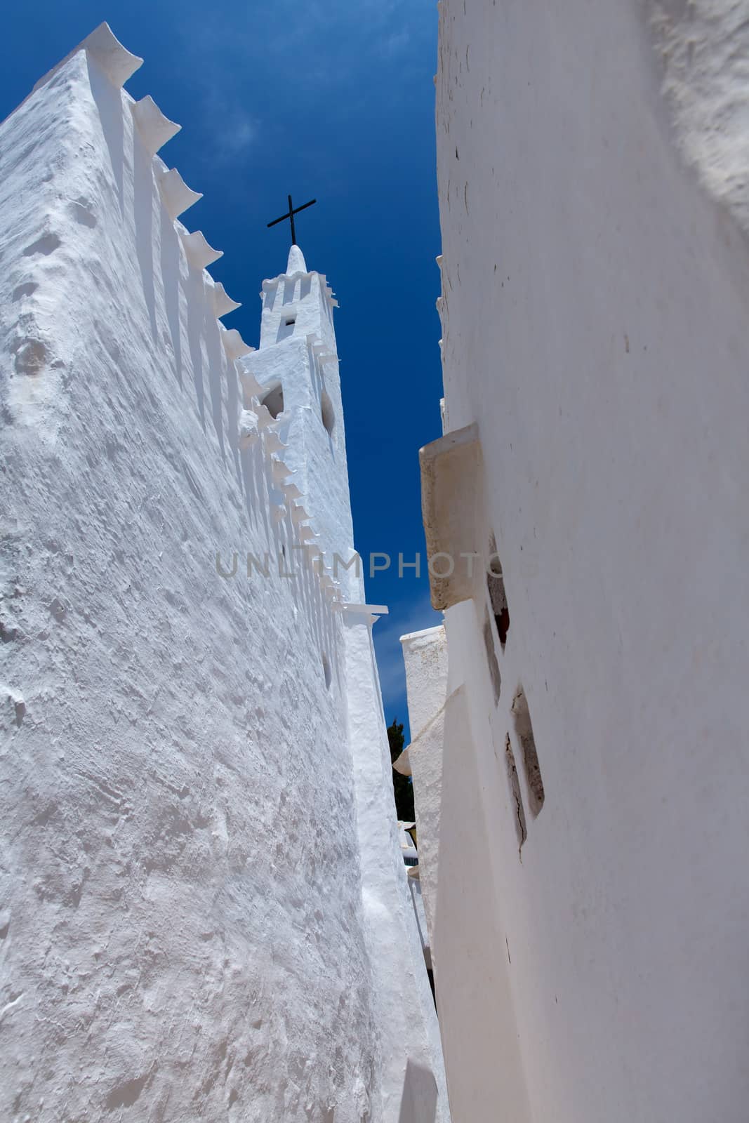 Binibequer Vell in Menorca Binibeca white village Sant Lluis by lunamarina