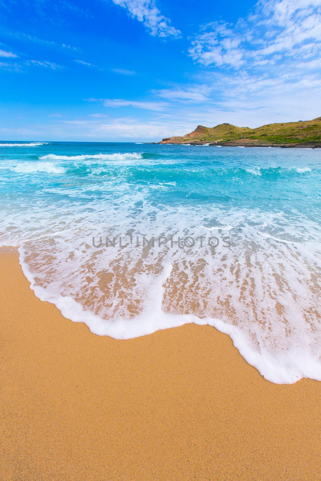 Cala Binimela in Menorca at Balearic islands by lunamarina