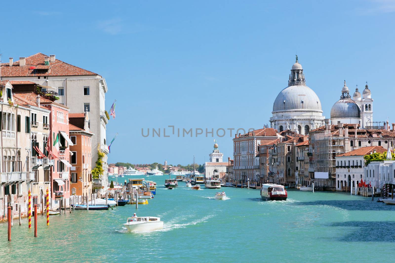 Venice, Italy. Grand Canal and Basilica Santa Maria della Salute by photocreo