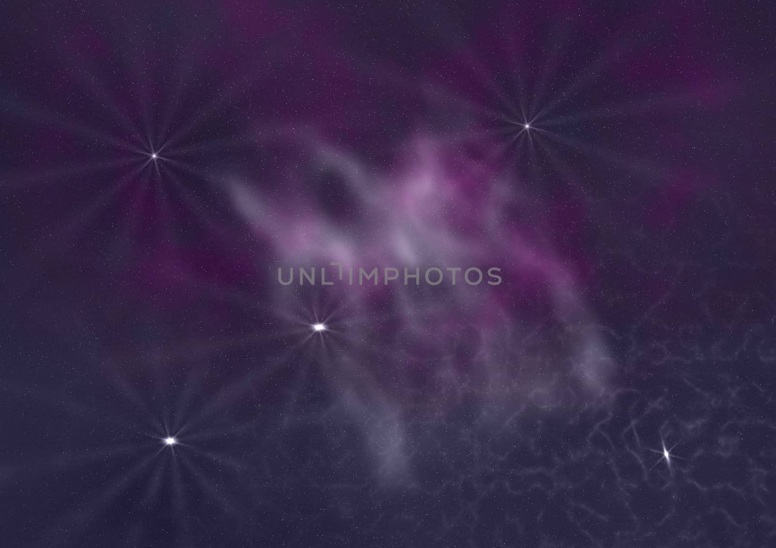 Far being shone nebula and star field against space. "Elements of this image furnished by NASA".