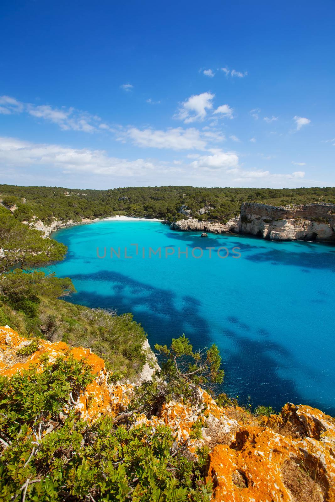 Cala Macarella Menorca turquoise Balearic Mediterranean by lunamarina