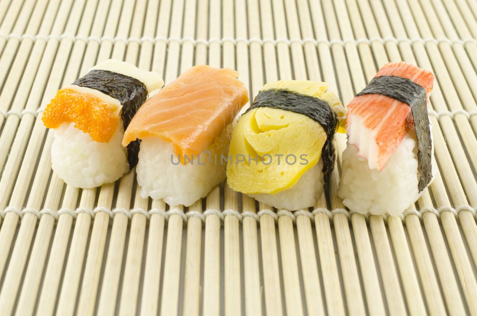 fresh sushi traditional japanese food by ammza12