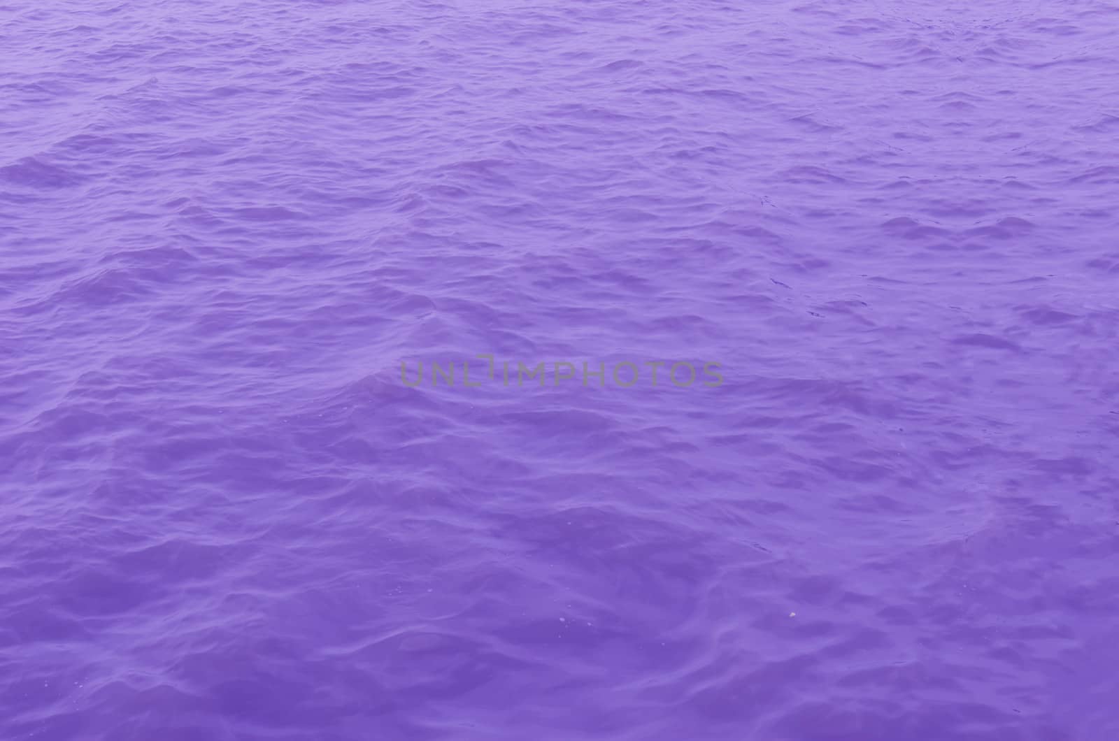 In the open tropical sea , purple water surface