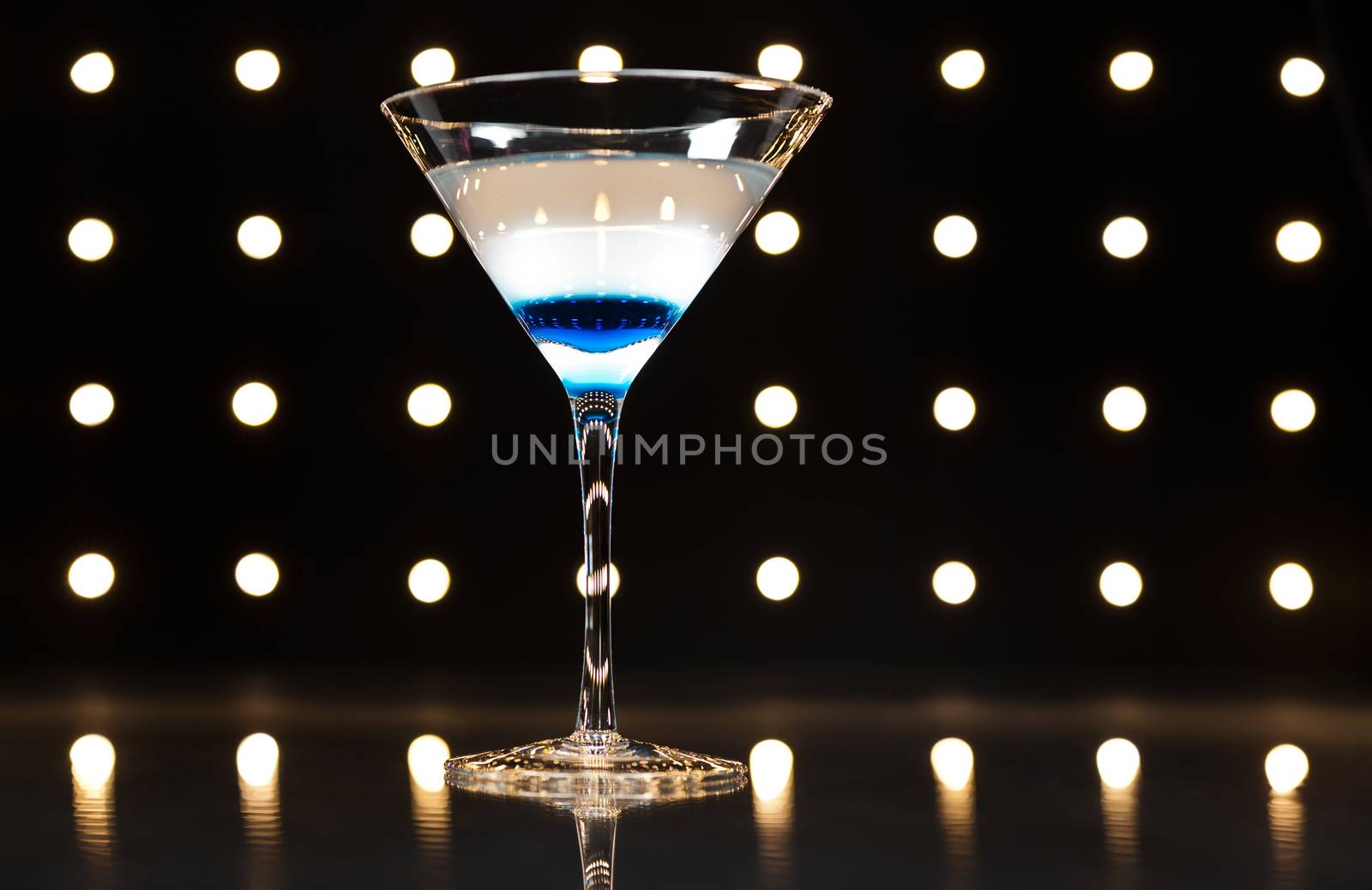 vodka martini on the disco dance floor