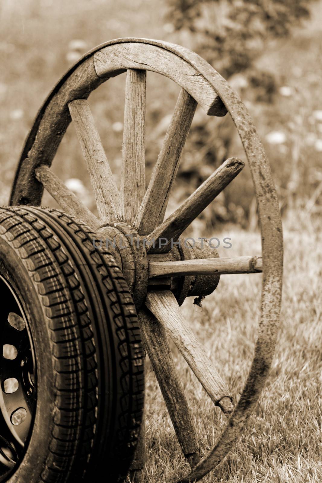 new and old wheel by NagyDodo