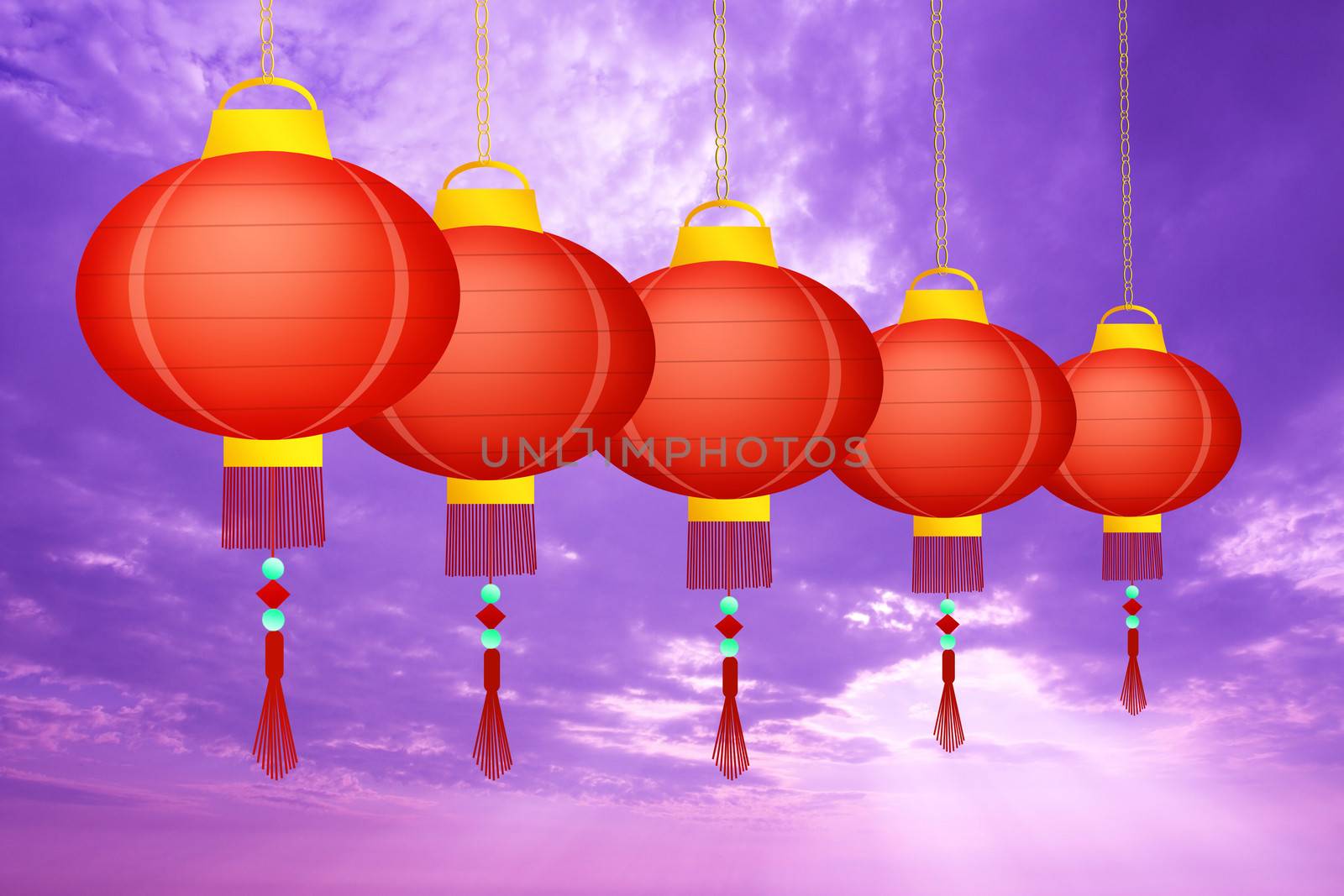 illustration of Chinese New Year