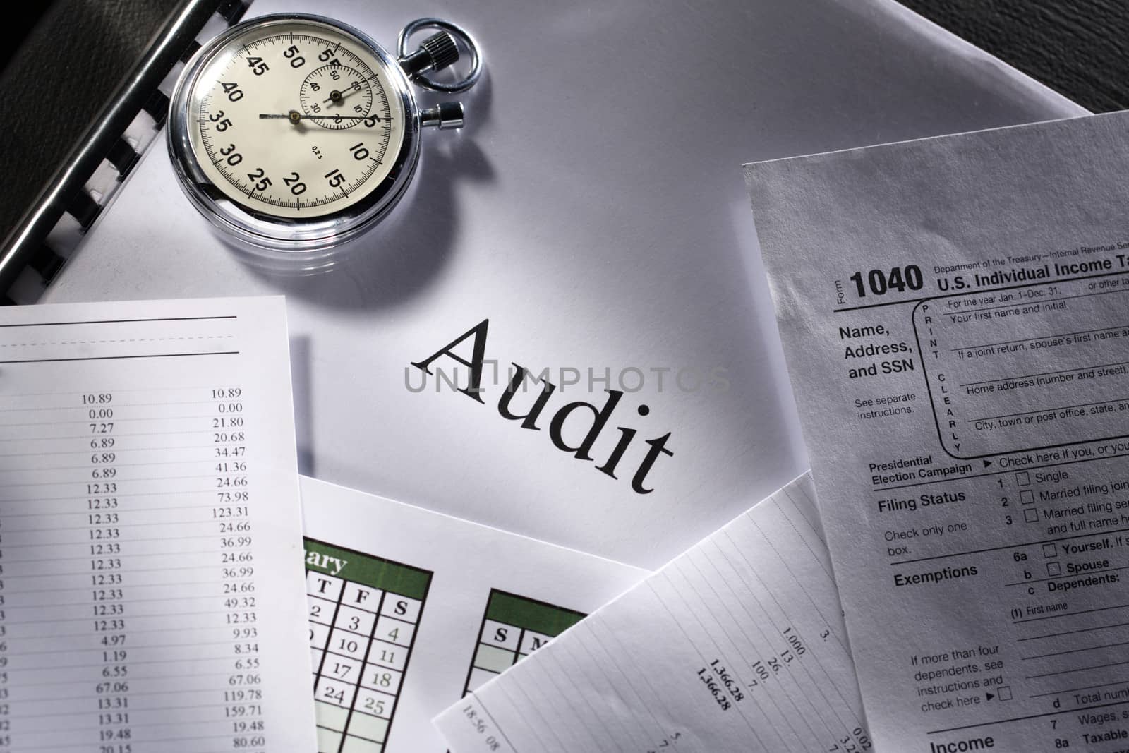 Operating budget, calendar, stopwatch and audit by Garsya