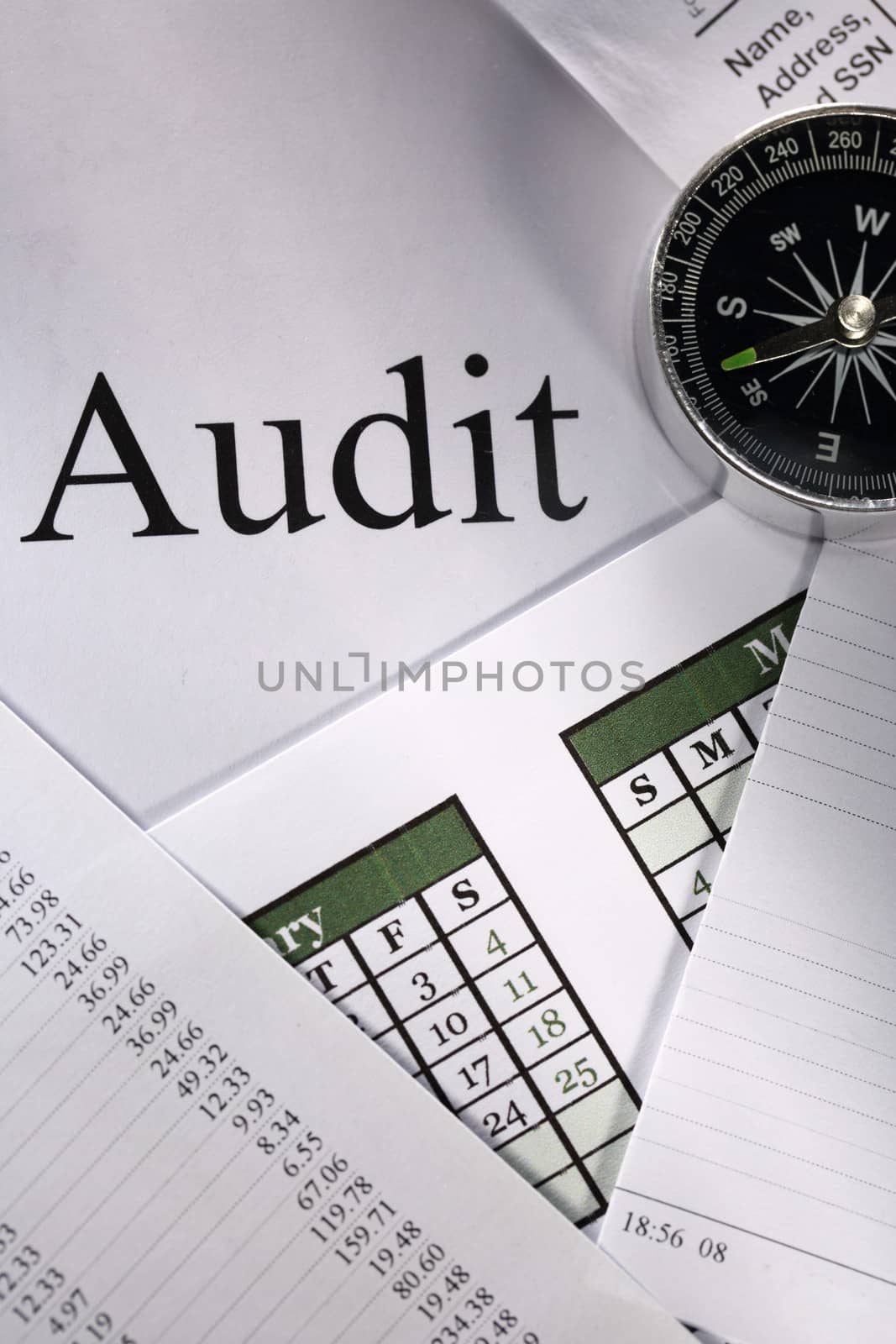 Operating budget, calendar, compass and audit