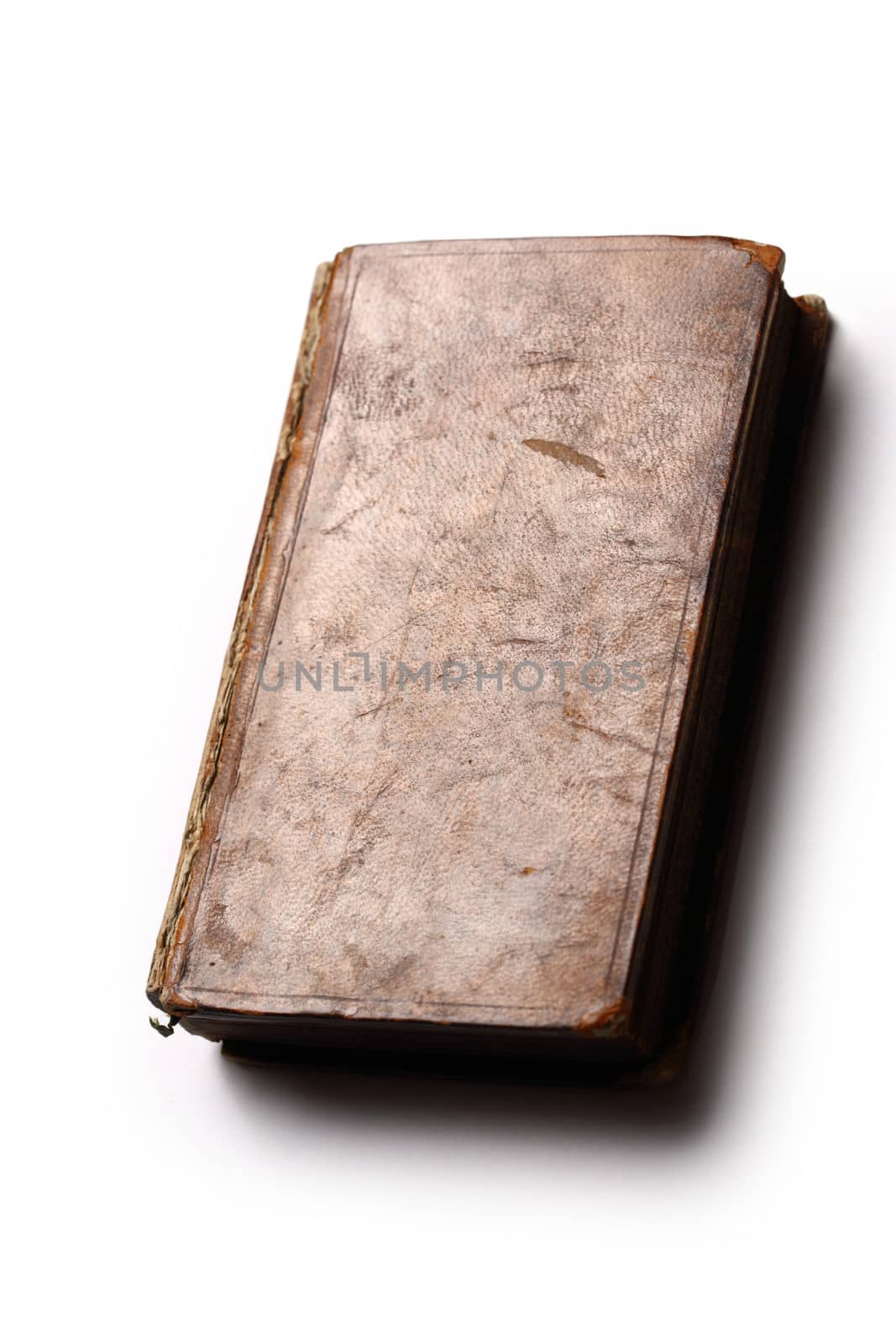 Old book on white background by Garsya