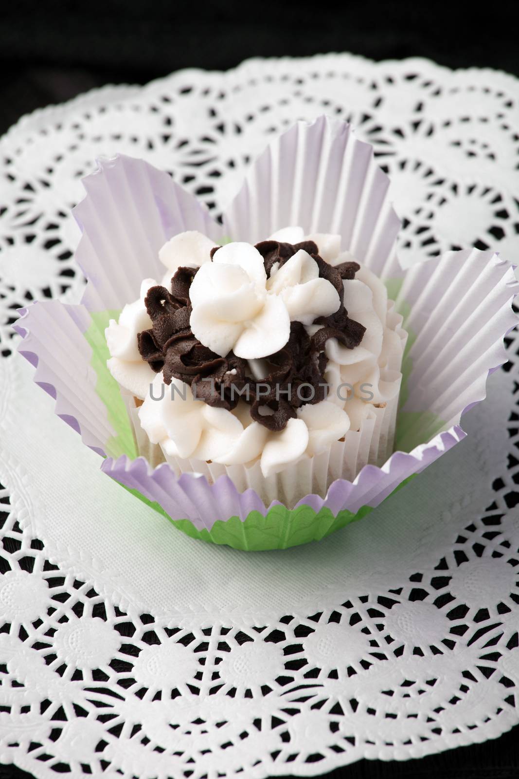 Fancy Gourmet Cupcake by graficallyminded