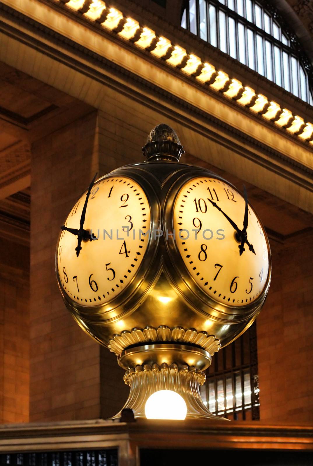 Grand Central Clock inside the building