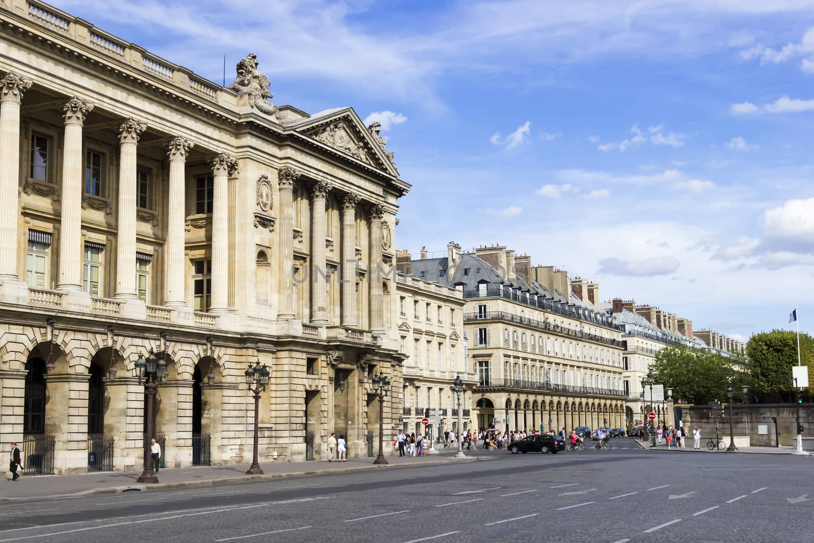 Place de la Concorde is one of major public squares in Paris, France. Measuring 8.64 hectares, it is largest square in French capital.