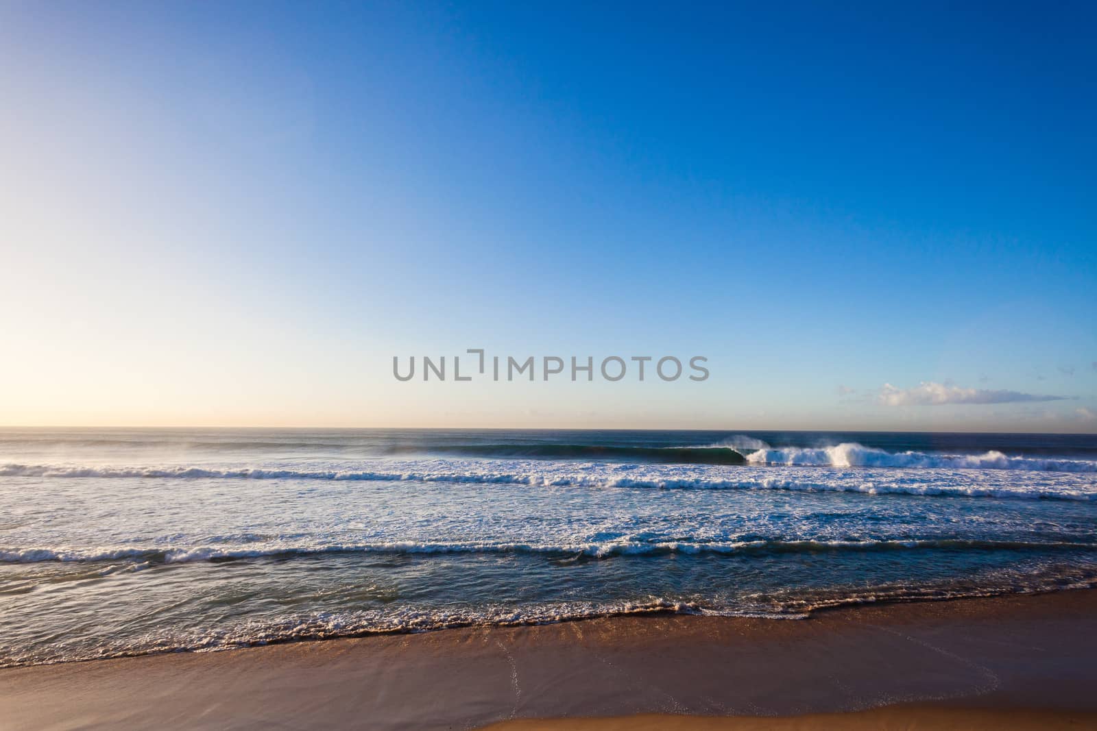 Waves Ocean Beach Blue by ChrisVanLennepPhoto