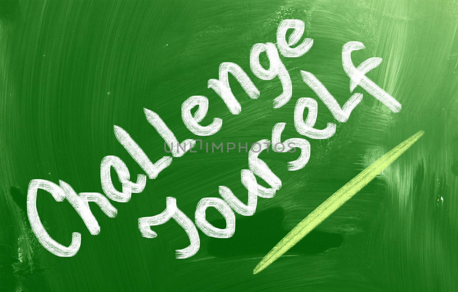 Challenge Yourself Concept