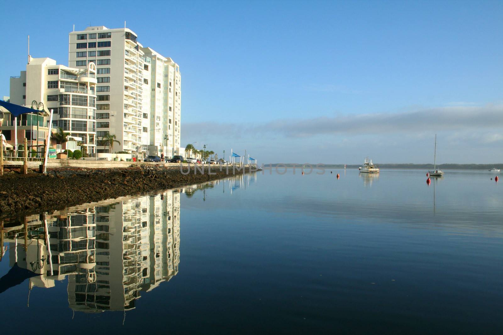 Apartment Tower By The Water by jabiru