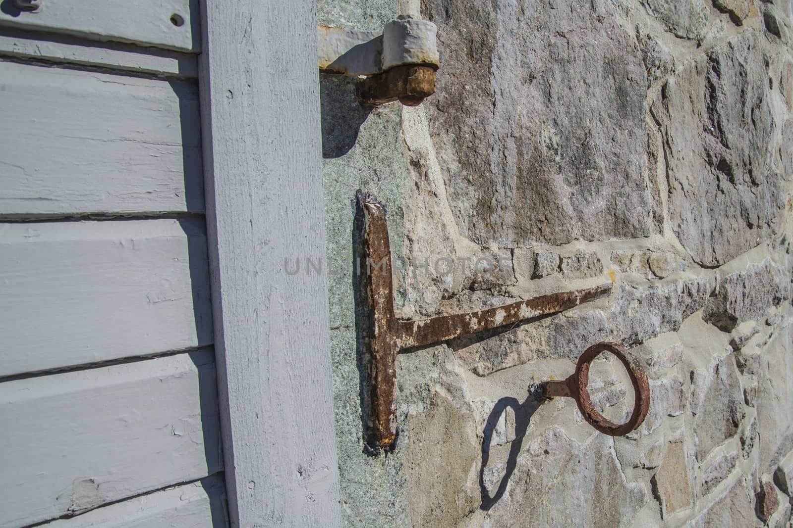 Ravelin building is on two floors, the ground floor was built in 1745 and the second floor was built in 1835. Image is shot at Fredriksten Fortress in Halden, Norway a day in September 2013.