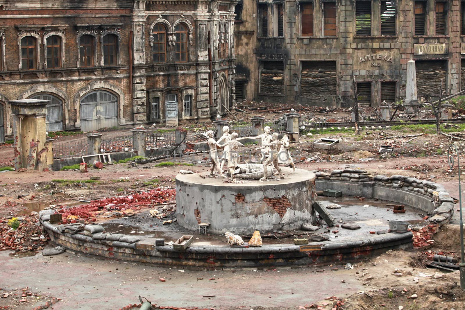 ghost town  after War 
