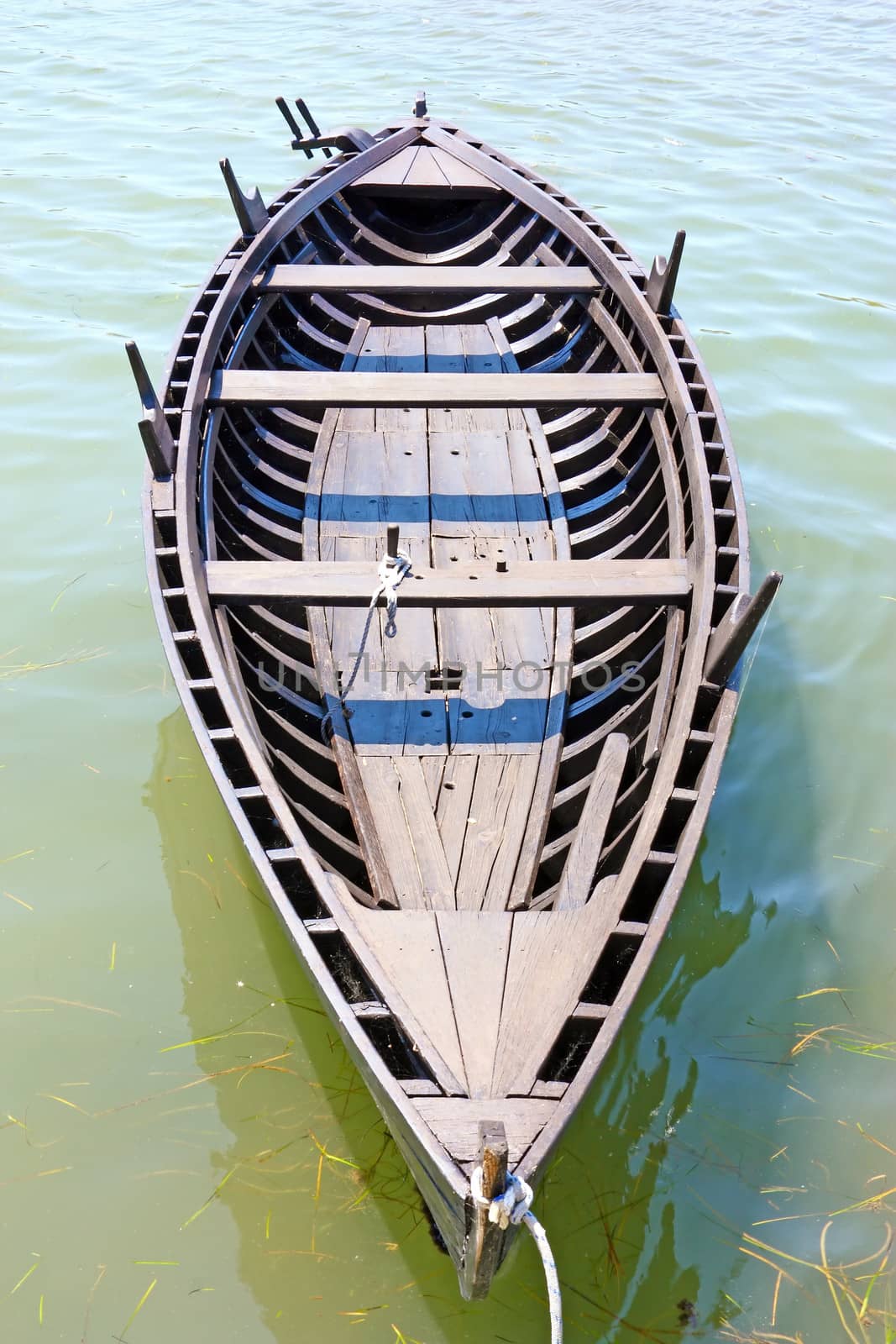 Old wooden boat from Nin, Condura Croatica XI century