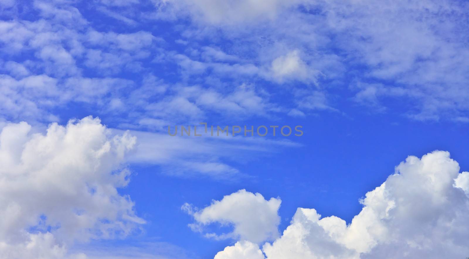 sky and white clouds