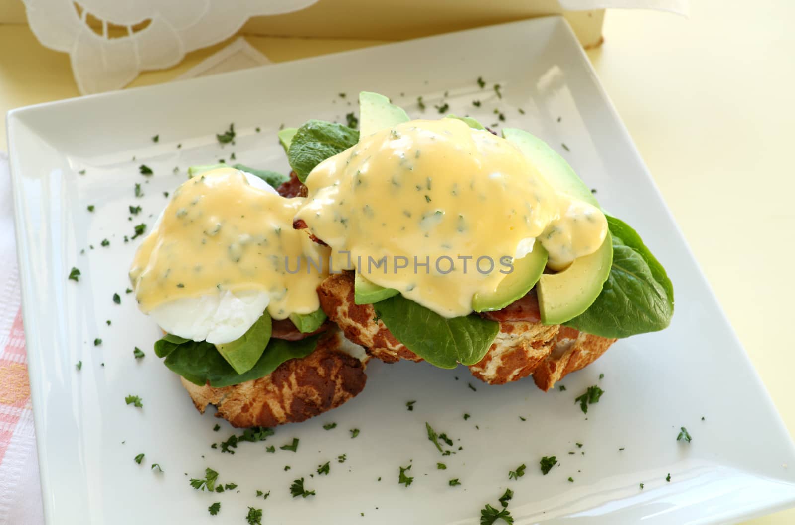 Egg And Bacon Benedict by jabiru