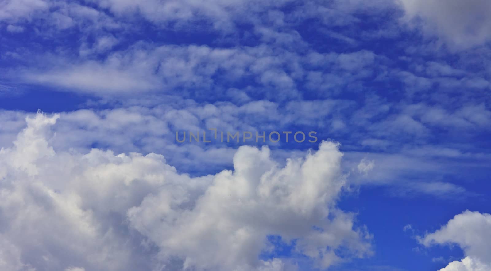 sky and white clouds