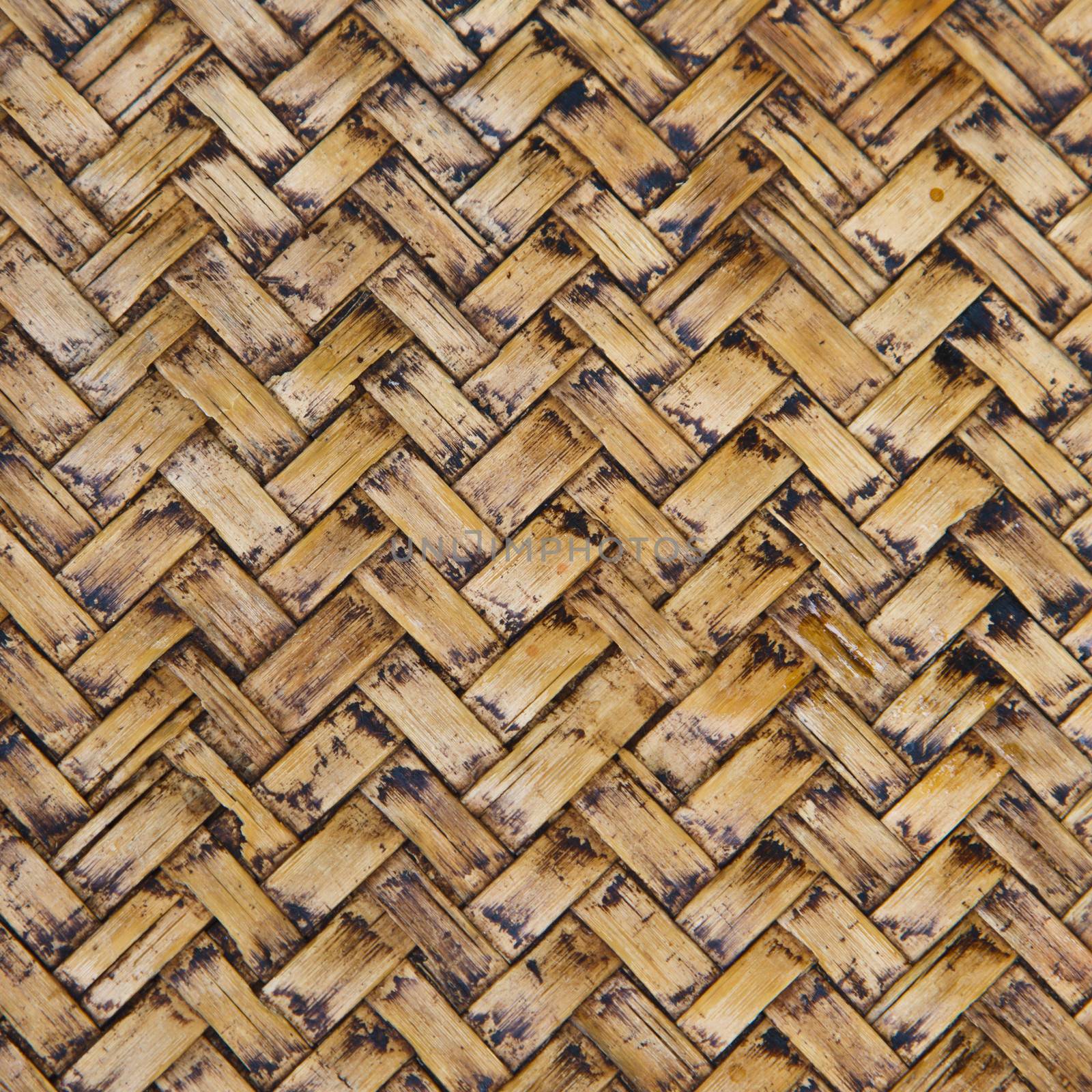 Texture of bamboo woven background