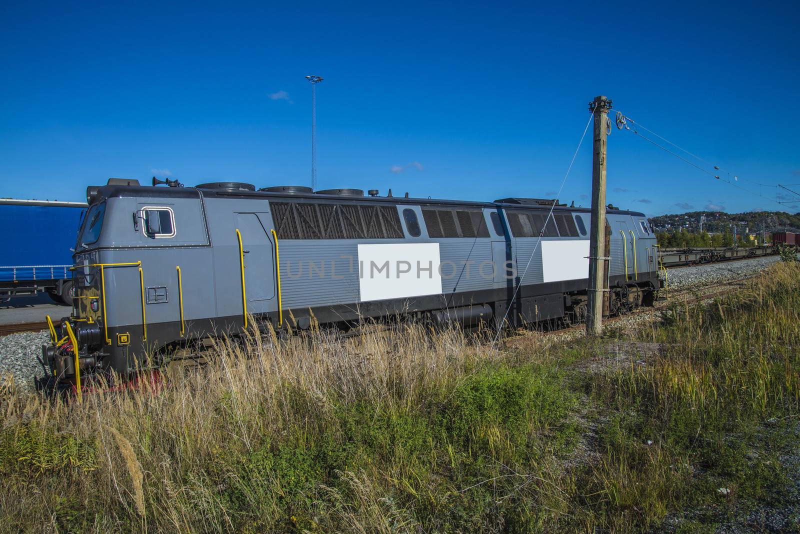 Image is shot in the first of October 2013 at Halden, Norway railroad station