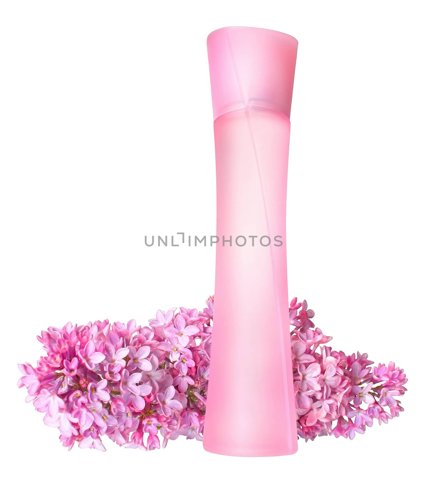 Scented water on a white background.