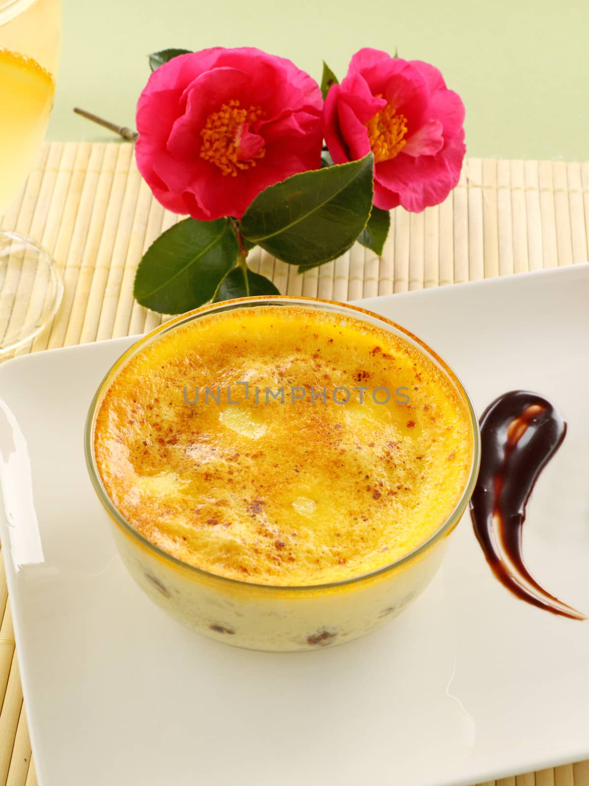 Baked Rice Custard by jabiru