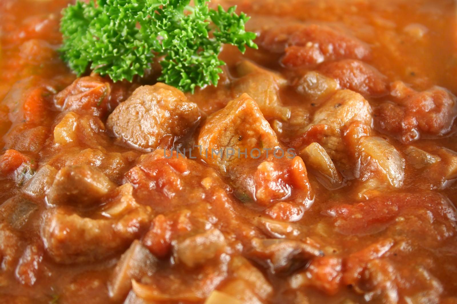 Background of a beef and red wine casserole.