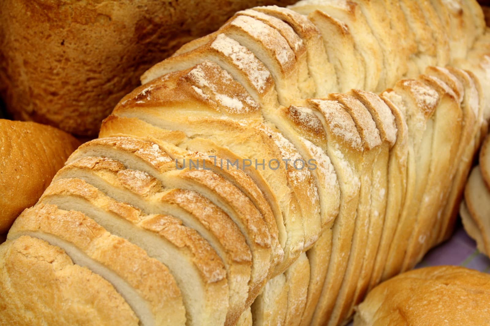 Sliced Bread Background by jabiru