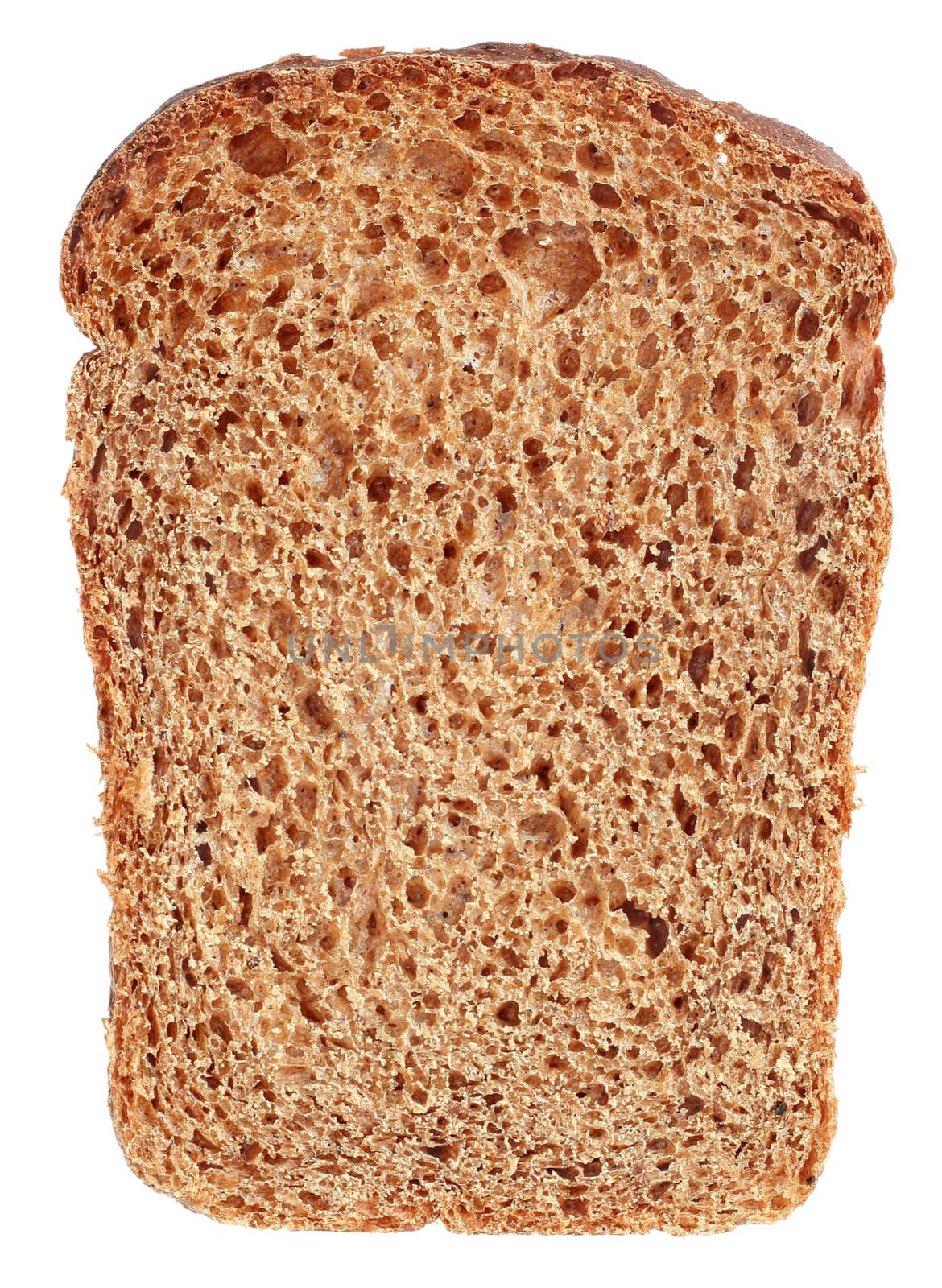Bread on a white background.