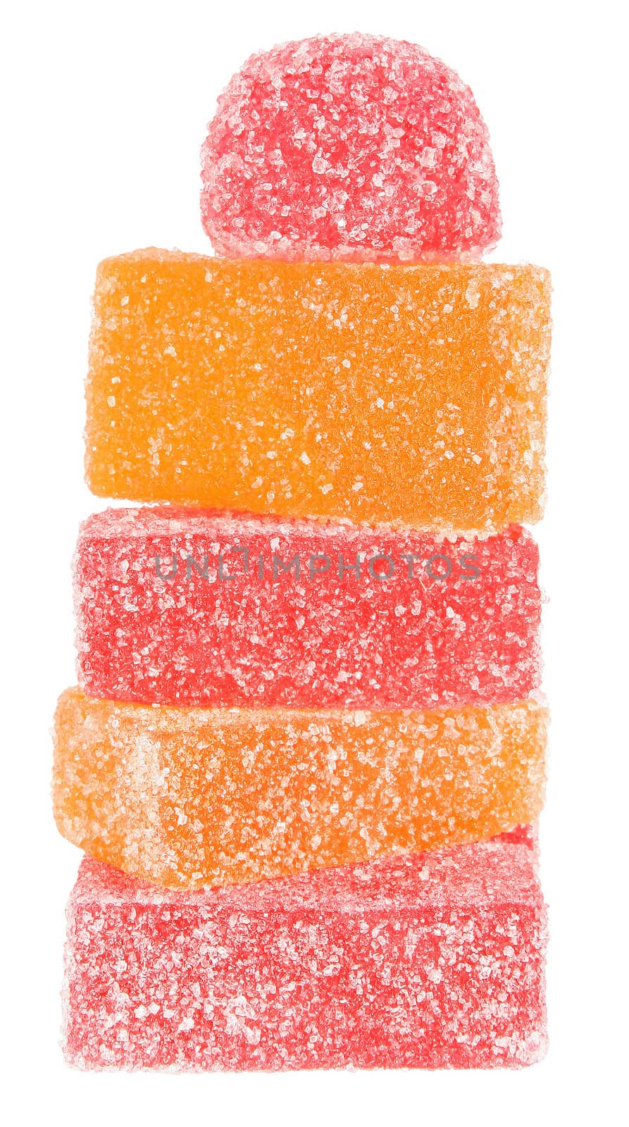 Candy on a white background.