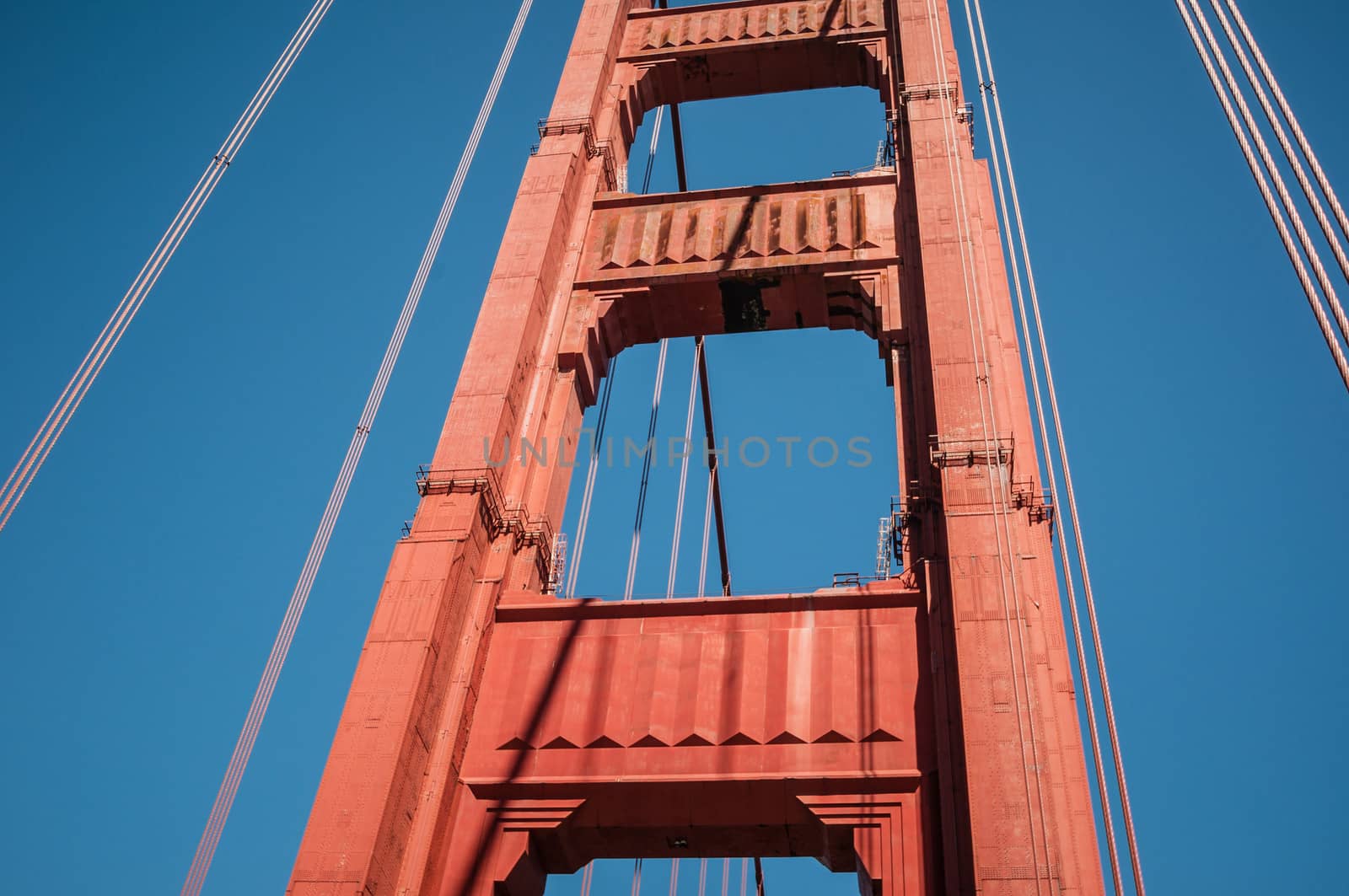San Francisco Golden Gate Bridge polygon, California, USA