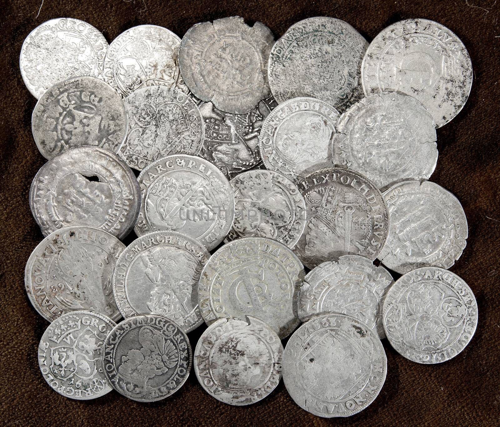 The old silver coins. There may be collectible