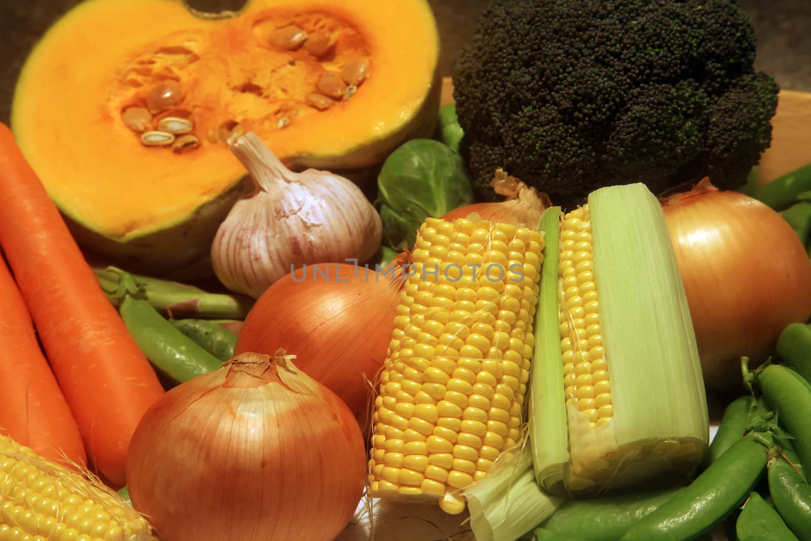 Garden Fresh Foods and Vegetables Grown and Ripe