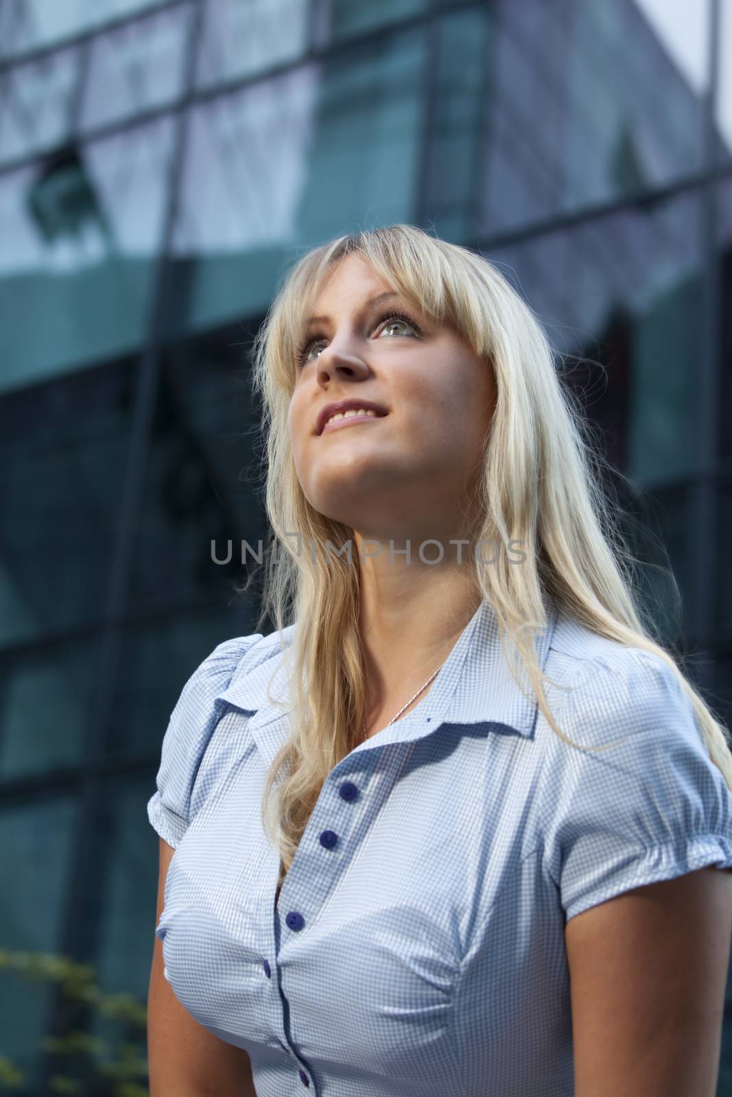 business woman outdoor