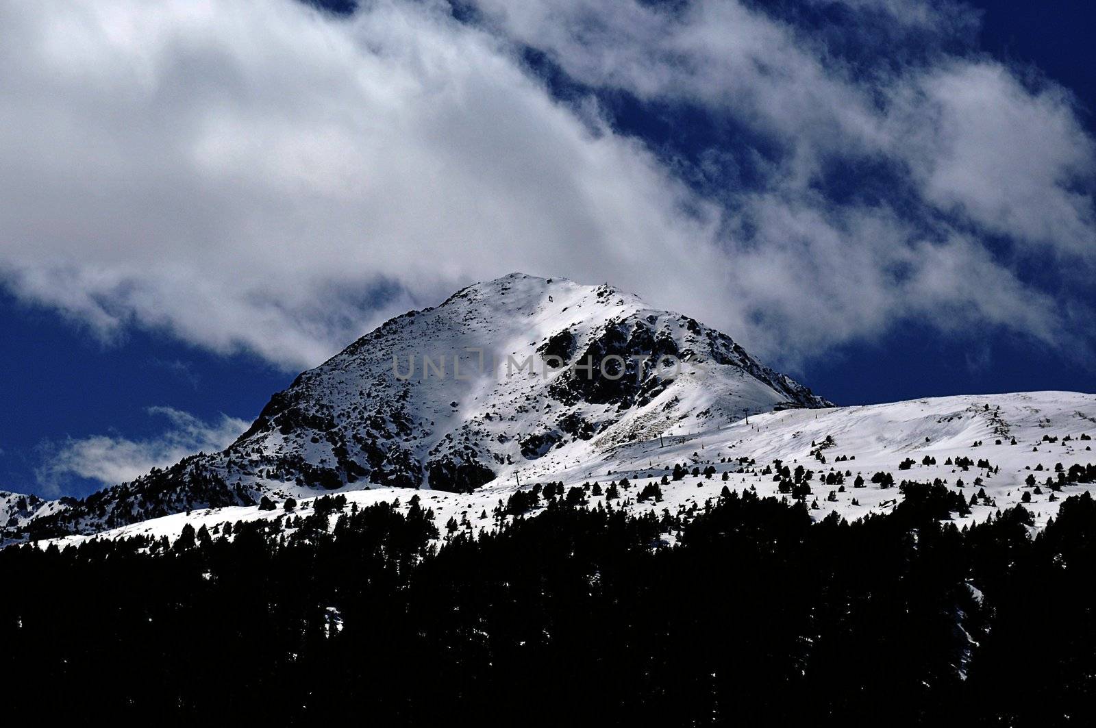 snowy mountains by arnau2098