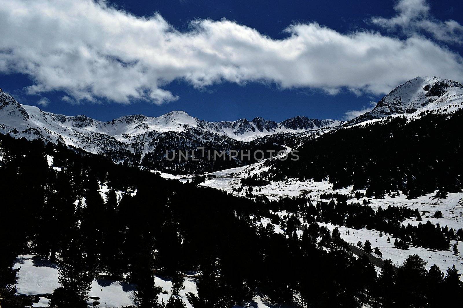 snowy mountains by arnau2098